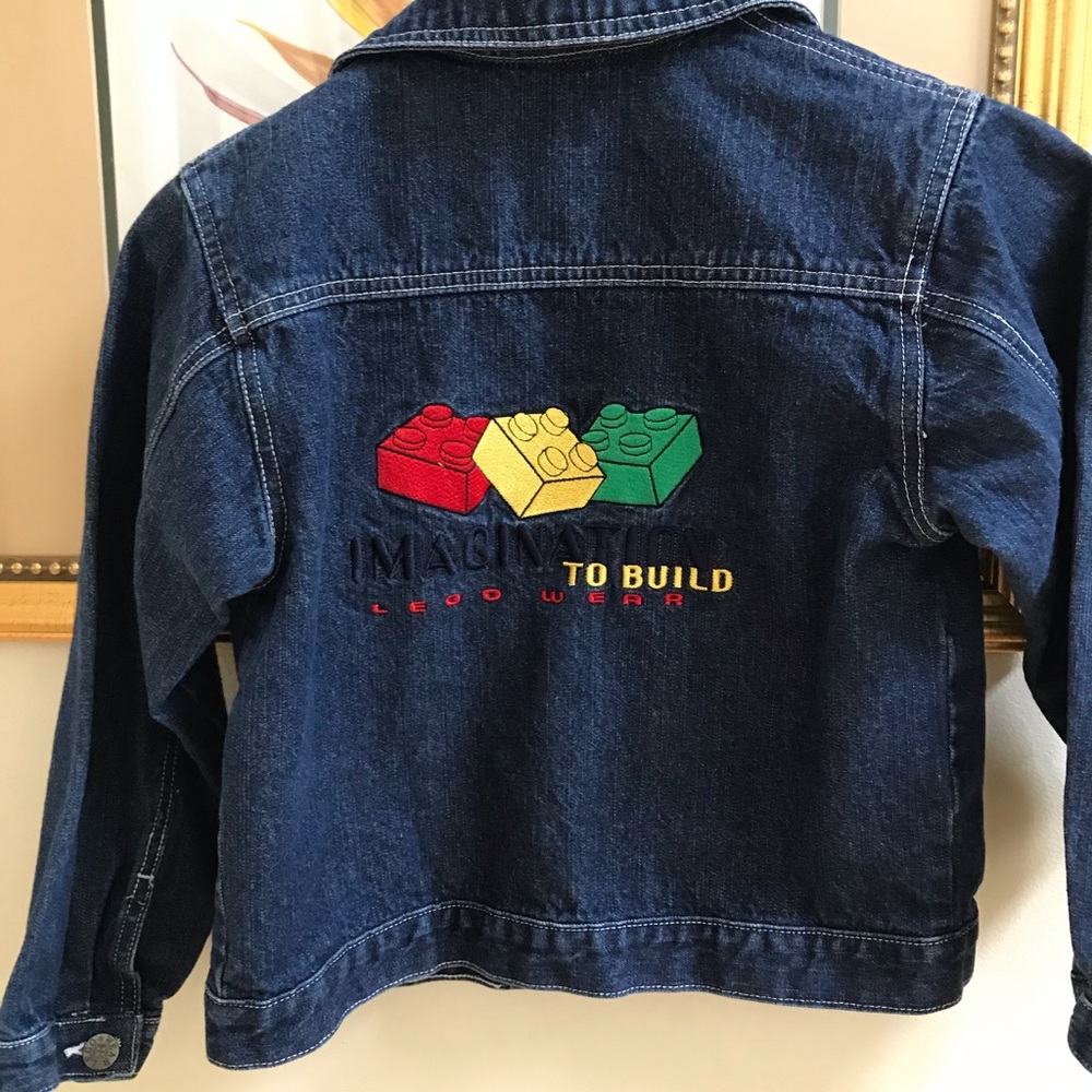 Imagination to Build LEGO Wear denim jacket size 7